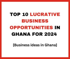 Top 10 Lucrative Business Opportunities in Ghana for 2024